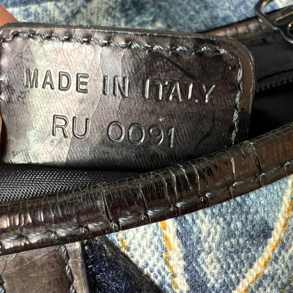Vintage Christian Dior Denim Saddle Bag - Picture 15 of 15